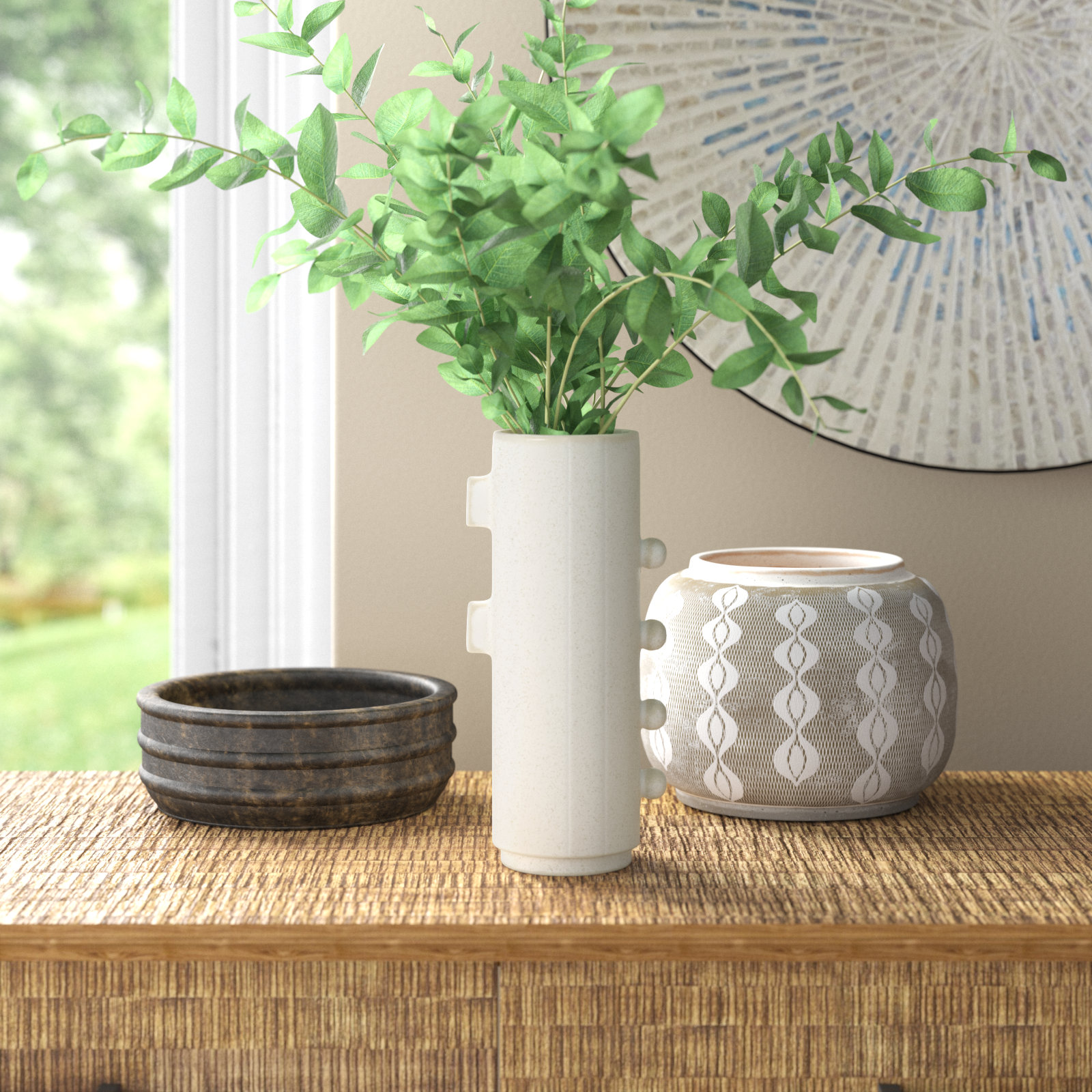 Oren 10'' Handmade Ceramic Table Vase