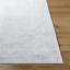 Grey Traditional Rug, Floral Stain Resistant Easy to Clean Rug For Living Room, Dining Room, Bedroom, Kitchen-1524227661