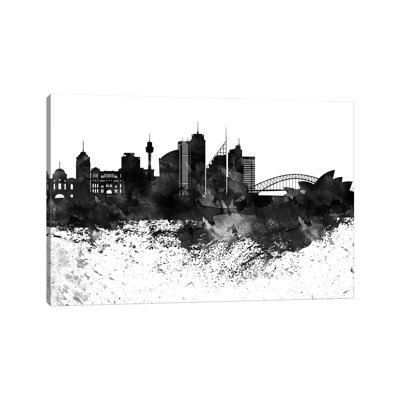 Sydney Skyline - Wrapped Canvas Painting