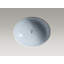 Whist Oval Glass Undermount Bathroom Sink-74516479