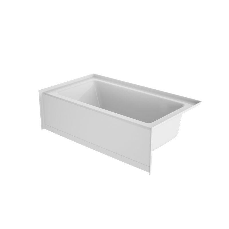 SIGNATURE® Low-Profile 17" 6032 Skirted Soaking White, Right