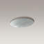 Caxton® Vitreous China Oval Undermount Bathroom Sink and Glazed Underside-1270520752