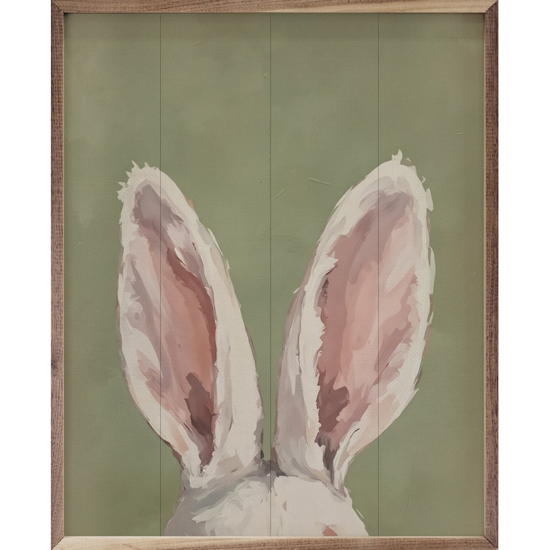 Green Bunny Ears, H 10 po x l 8 po