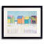 Beach Cabanas Ll Print by Phyllis Adams-132504846