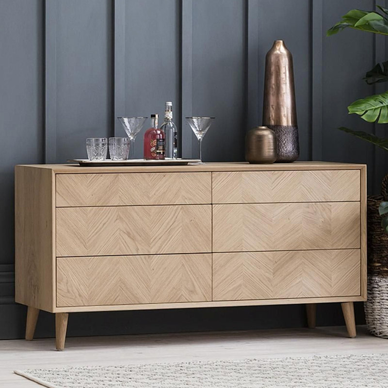 Commode en bois de chêne massif