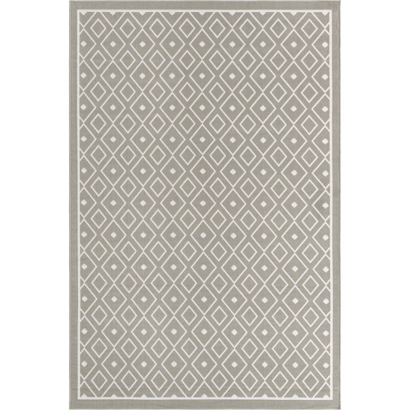 Geometric Indoor / Outdoor Rug, Rectangle 6' x 9'