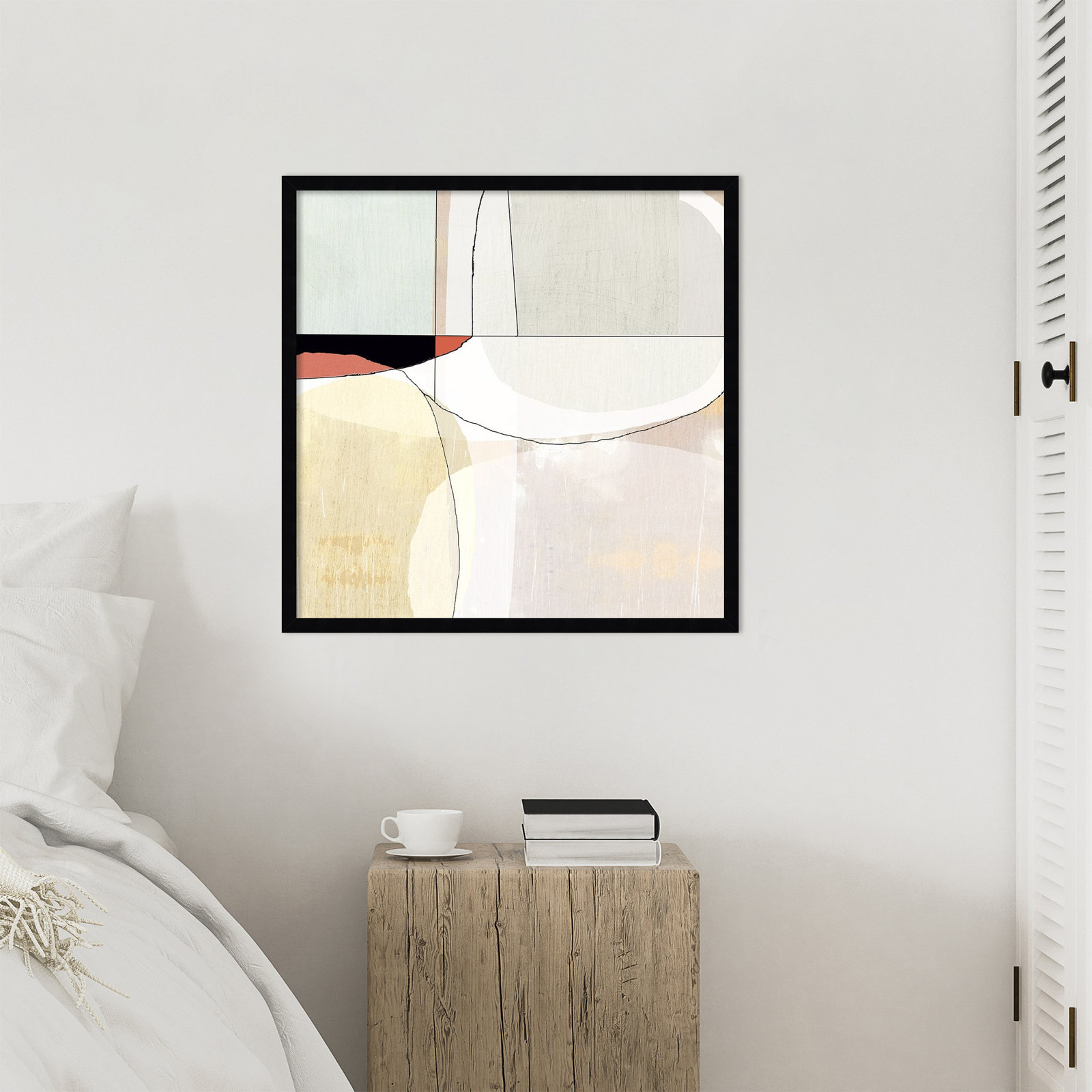 Flagler "Beholder III" Print by Sisa Jasper, 25" H x 25" W, Black