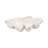 Bequette Resin Polyresin Coastal Decorative Clam Shell Bowl with Sculptural Wavy Rim - Elegant Modern Accent Bowl for Display or Storage - Stylish Textured Centerpiece for Home Decor-127047623