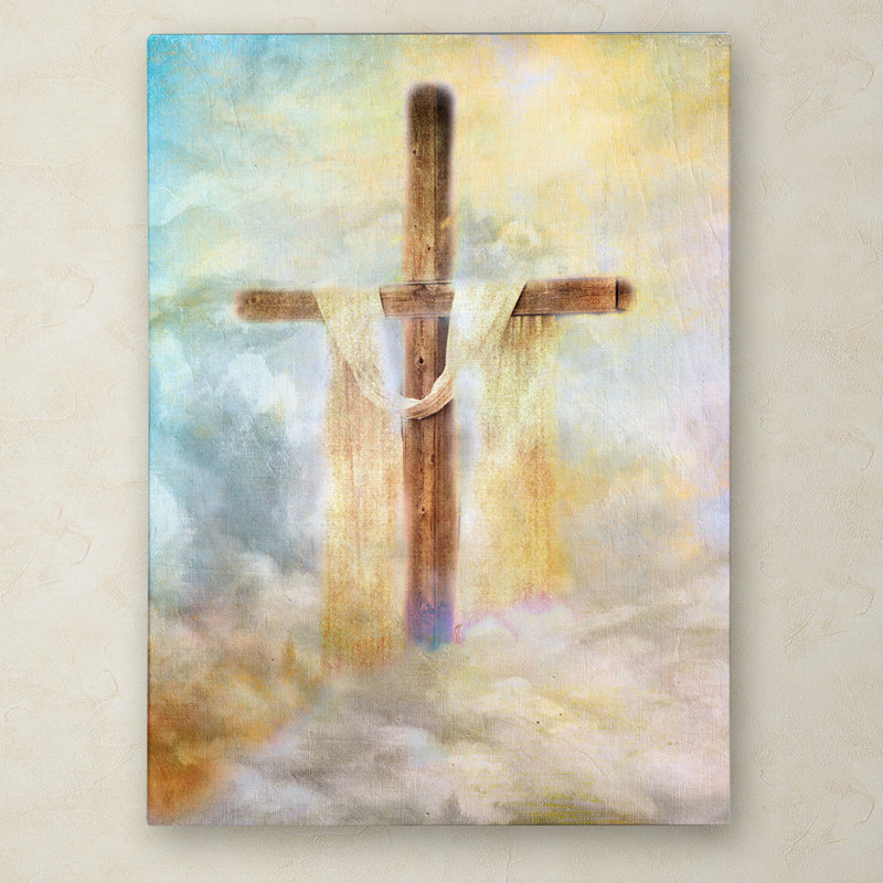 'Risen' Graphic Art Print on Wrapped Canvas, 19" H x 14" W