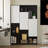 Modern Multifunctional Bookshelf With Hidden Storage Cabinets And Open Display Shelves