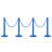 VIP Crowd Control 40.00'' H x 14'' W Plastic Stanchion System-61605322