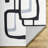 Rectangle Jaykwon Abstract Hand Tufted Wool Area Rug in Ash/Jet Black-1825585861