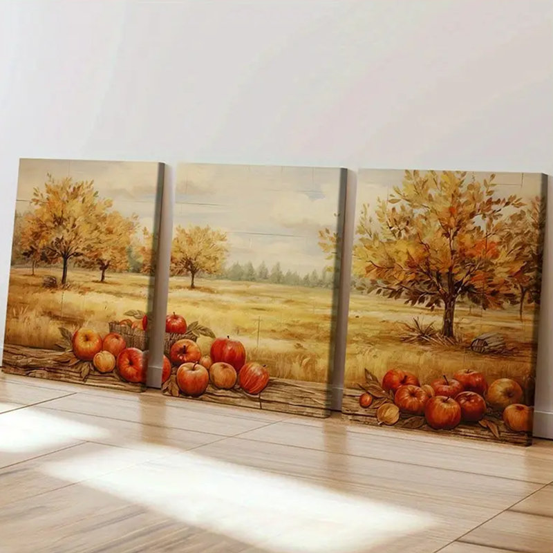 3 Piece Wrapped Canvas Painting