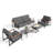 4 - Person Outdoor Conversation Set With Cushions & Two Coffee Tables