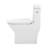 Sublime II One-Piece 12" Rough-in 1.28 GPF Right-Hand Flush Round Toilet in Glossy White