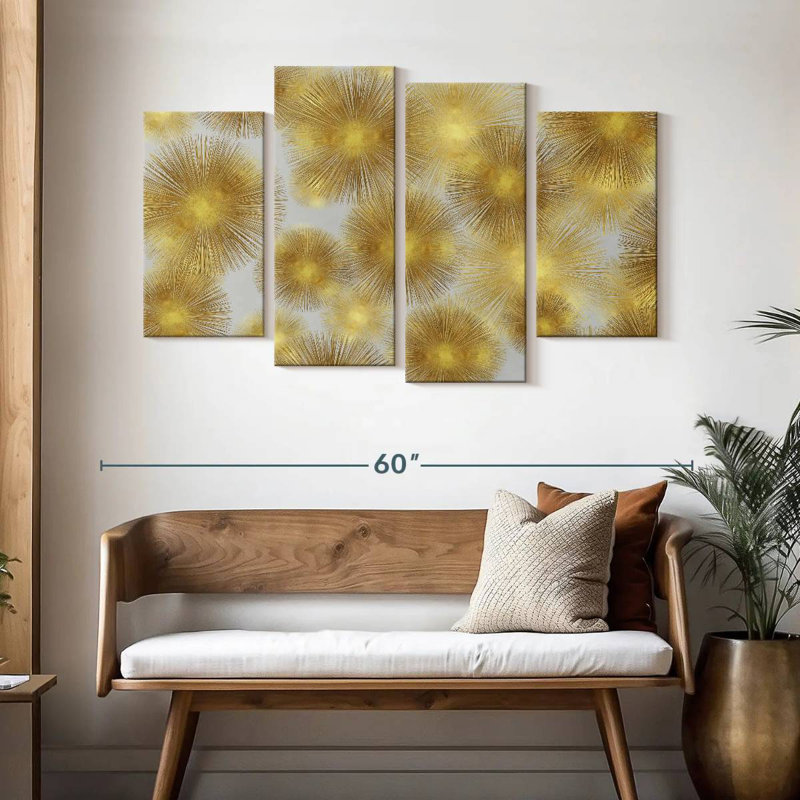 Avery Sunburst Cluster, 32" H x 52" W