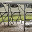 Table pliante portative en plastique de 5,5 pi avec table de banquet pliable pour les repas, le camping et les pique-niques-108808749