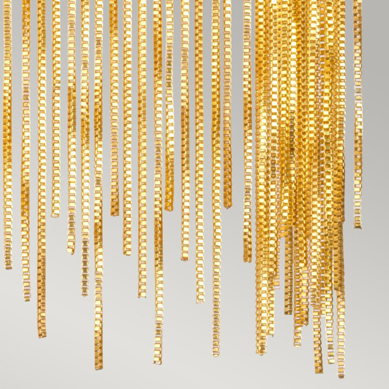 Troy Steel Armed Sconce, Gold
