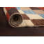 Tapis multicolore en laine noué à la main de conception unique 2 pi 7 po x 4 pi 1 po Sleipnir