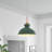 Ozma 1-Light Adjustable Aluminum Dome Pendant-949999297