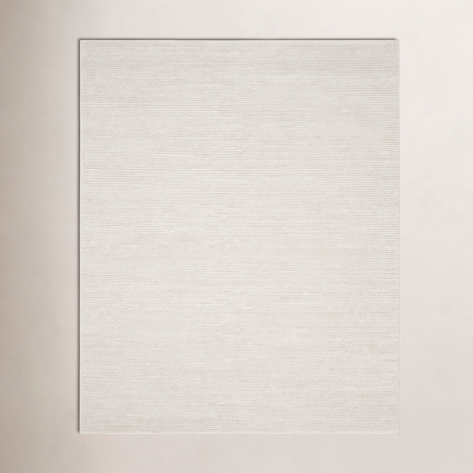Elle Ivory Hand-Woven Wool Rug, Rectangle 12' x 15'
