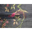 Antique Floral Wool Hand Knotted Pile Blue 1920s Rug