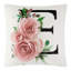  Housse de coussin en velours appliqué