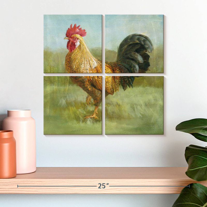 Coq noble Brampt II, H 18 po x l 18 po