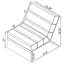 Chaise rembourrée en acrylique Freeman Boucle-588873038