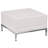Amjed LeatherSoft Quilted Tufted Modular Ottoman with Stainless Steel Legs-1607064527