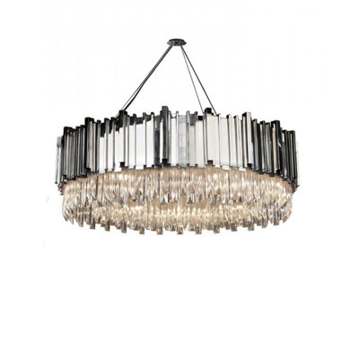 Empire Suspension Light Drum Chandelier