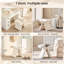 Bowknot-Shaped Vanity Chair, Upholstered Ottoman Makeup Stool for Dressing Table Girls Women-479985783