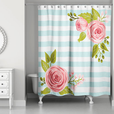 Rideau de douche simple Bartram