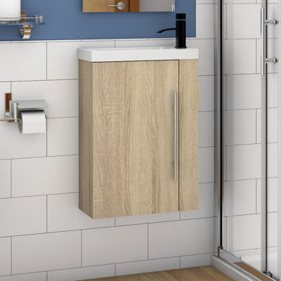 Raymi 440mm Single Bathroom Vanity with Drop In Resin Basin