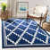 Carolene Hand Tufted Wool Geometric Rug