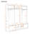 79.1''Wide Modern Hall Tree With Shoe Storage, 4-In-1 Entryway Bench With 8 Cubbies, 7 Coat Hooks & Adjustable Shelf For Hallway, Living Room-1901096820