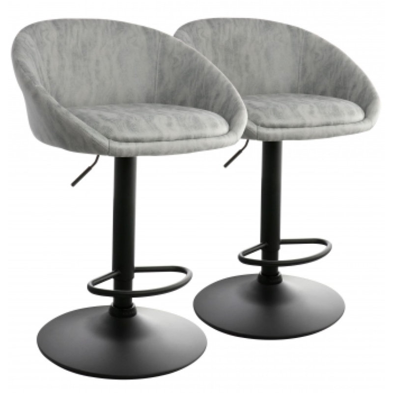 Tabouret de comptoir 2 pièces Tiffanle