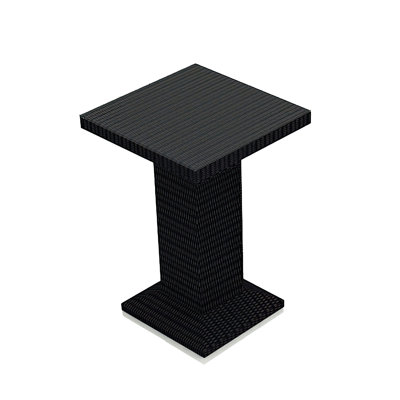 Ehsan Square Metal Outdoor Bar Table , 31.5'' in. W 31.5'' in. D