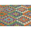 Tapis de couloir oriental multicolore Kilim