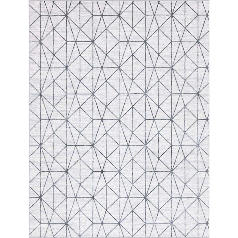 Clidy Abstract Indoor Rug, Rectangle 6' x 9'