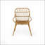Chaises d'extérieur en osier Boho