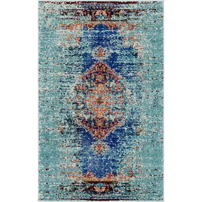 Abstract Indoor Rug, Rectangle 3'3" x 5'3"