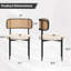 Chaise d'appoint en tissu Amett-1502691289