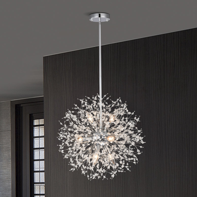 Lustre sphérique spoutnik 9 lumières à intensité variable