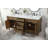 Rivers 72'' Double Bathroom Vanity with Carrara Marble Top-73360008