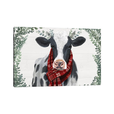 Yuletide Farm Collection A by Victoria Borges - Wrapped Canvas Gallery-Wrapped Canvas Giclée