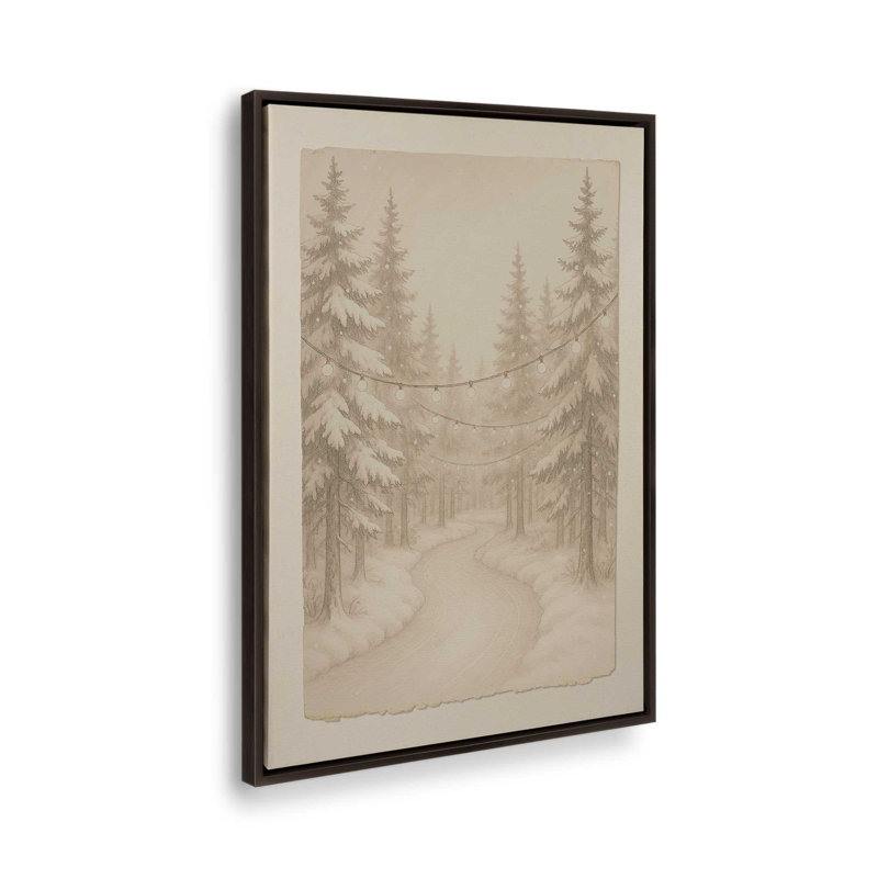 Impression sur toile Twilight Pathway, H 30,75 po x l 20,75 po, Chrome poli
