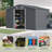 Outdoor Storage Shed 8 X 10 FT Large Metal Tool Sheds-121324771-121324775