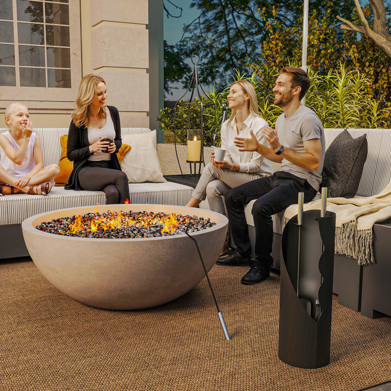 Metal Fireplace Tool Set