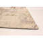 Tapis décoratif beige en laine noué à la main de conception unique 5 pi 7 po x 7 pi 8 po Borka